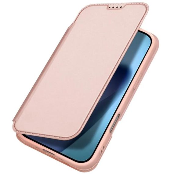 Чохол-книжка Dux Ducis з кишенею для візиток для Apple iPhone 17 Air (6.5") Rose Gold | Зображення 2