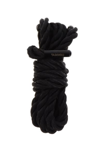 Мотузка Bondage Rope 1.5 meter 7 mm Чорна TABOOM Sex Aura | Зображення 1