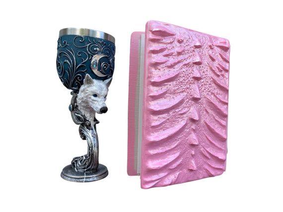 Подарунковий набір Келих 3D Вовк і Блокнот 3D «Дракон Єдинорога» | Зображення 1