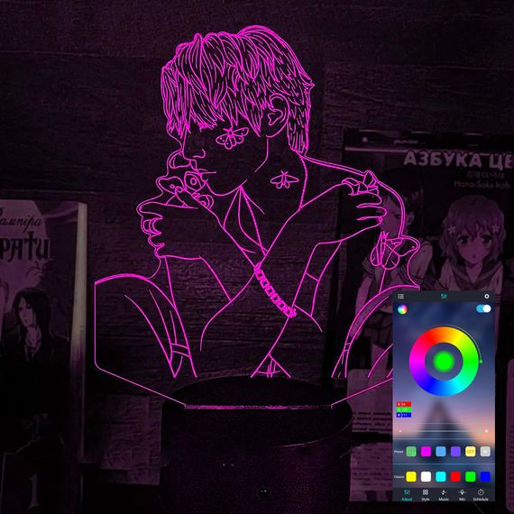 Акриловый светильник-ночник управление с телефона The Rose Усон Ким tty-n002248