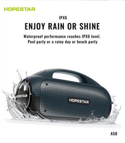Колонка Bluetooth Hopestar A50 з потужністю 80 Вт та мікрофоном (41750-A50_3453)