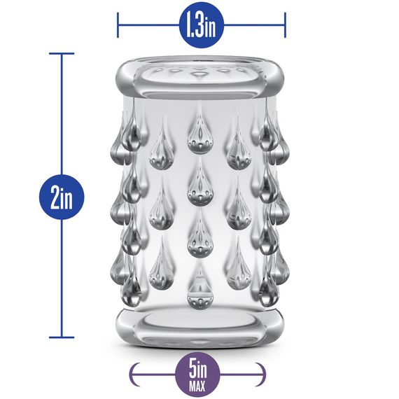 Насадка STAY HARD-COCK Sleeve 05, CLEAR, Бесцветный прозрачный | Зображення 3