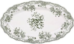 Блюда овальні порцелянові (6шт) "Vintage Rose" 36х21см