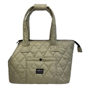Сумка стьобана оливка S-38