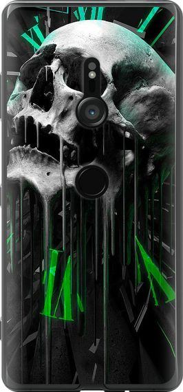 Чехол на Sony Xperia XZ3 H9436 Череп-часы "4100u-1540-17620"