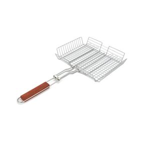 Решётка для гриля Voltronic з високим бортом 33x26.5x58 см (YT-GR33)