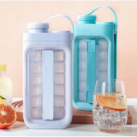 Форма для льоду як пляшки, універсальний складаний лоток для льоду, складана пляшка 2 в 1 | Зображення 1