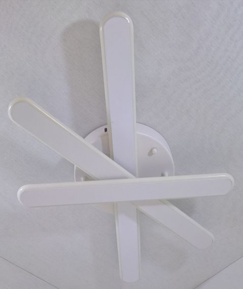 Люстра світлодіодна стельова LED світильник для квартири на стелю лед 25333 Білий 9х37х61 см. | Зображення 3