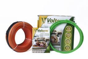 Нагрівальний кабель Volterm HR18 вт.м.пог для укладання підлоги в стяжку від 6,2 м2 до 9,4 м2 (1050 Вт)