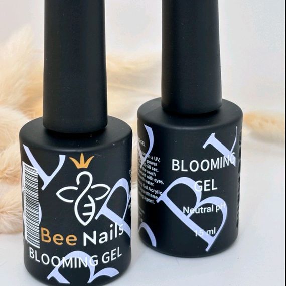 База для розтікання Bee Nails Blooming gel (для дизайну по мокрому) 15мл | Зображення 1
