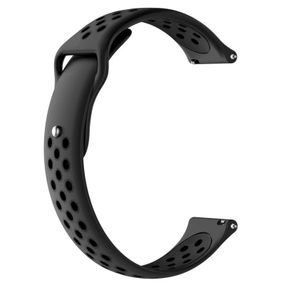 Силіконовий ремінець Active Air для Smart Watch 22mm Carbon Black / Black