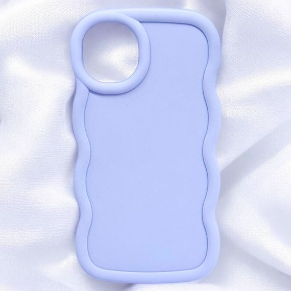 Чохол TPU Ripple для Apple iPhone 15 (6.1") Lilac Blue | Зображення 1