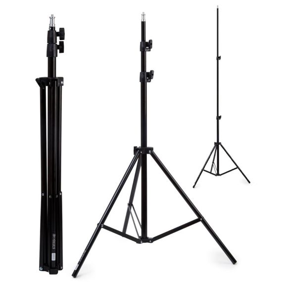 Штатив розкладний для кільцевої LED лампи 0,66-2 м / Штатив складний для студійного світла / Стійка-тренога