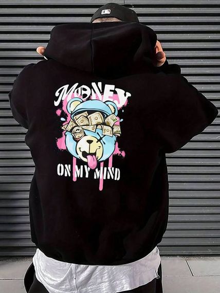 Худі з ДТФ на Флісі (оверсайз)