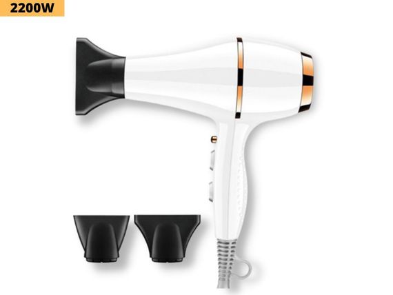 Фен для укладки волос профессиональный с насадками XPRO VGR-414 белый (40553-VGR-414_686) | Зображення 1