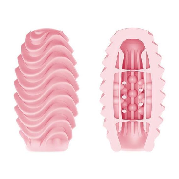 Мастурбатор PRETTY LOVE - Passionate Double-Sided Egg pink Sex Aura | Зображення 2