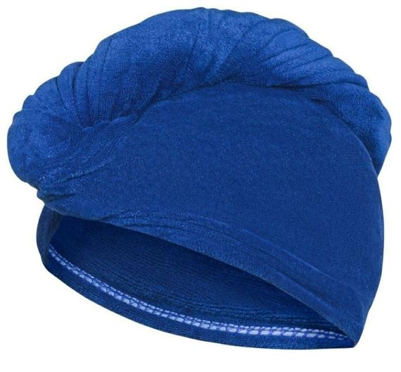 Рушник для волосся Aqua Speed HEAD TOWEL 7341 темно-синій 25х65см 5908217673411