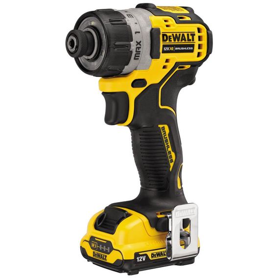 Шуруповерт аккумуляторный бесщеточный 8Нм DeWALT DCF601D2 | Зображення 2