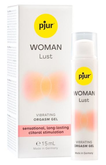 Лубрикант pjur WOMAN Lust, 15 ml - Vibrating Orgasm Gel Sex Aura