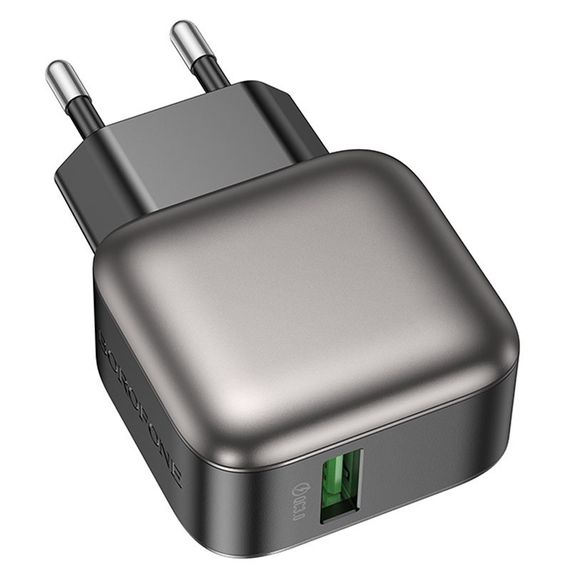 СЗУ Borofone BAS52A Absolute QC3.0 18W (1USB-A) Black | Зображення 3