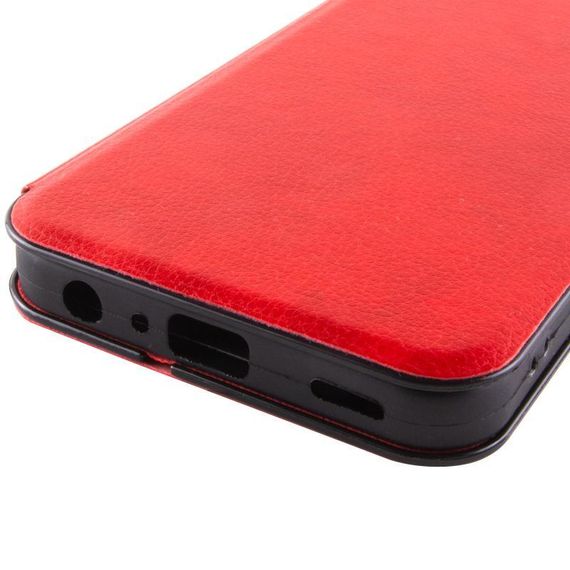 Кожаный чехол-книжка Belora для Samsung Galaxy A05s Red | Зображення 5