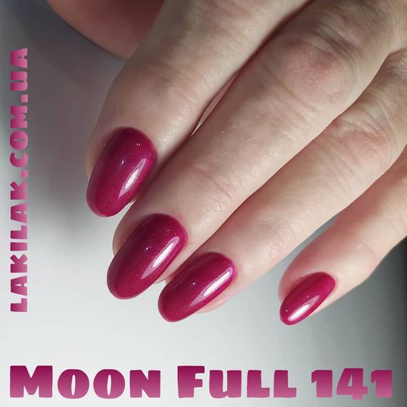 Гель-лак Moon Full №141 фіолетовий світлий 8мл