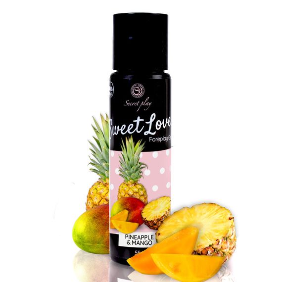 Оральний лубрикант MANGO & PINEAPPLE GEL - 60 ML Sex Aura