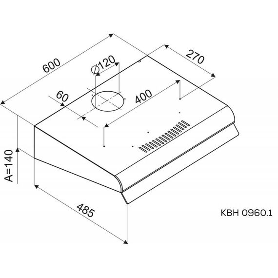 Витяжка кухонна Kernau KBH 0960.1 X | Зображення 2