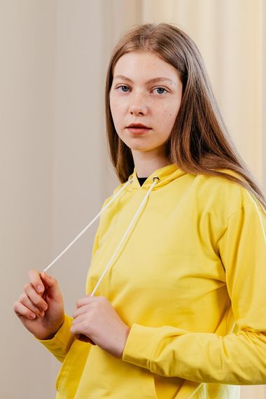 Худі для дівчинки (підлітковий) Носи своє 140 Жовтий (p-11009-119090) | Зображення 7