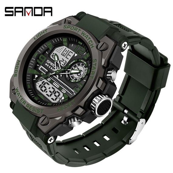 Часы Sanda 6024 Black-Military Wristband