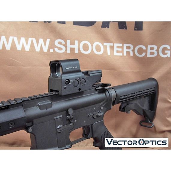 Приціл коліматорний Vector Optics Omega 8 Weaver/Picatinny Коліматорний приціл Коліматор Тактичний приціл | Зображення 4