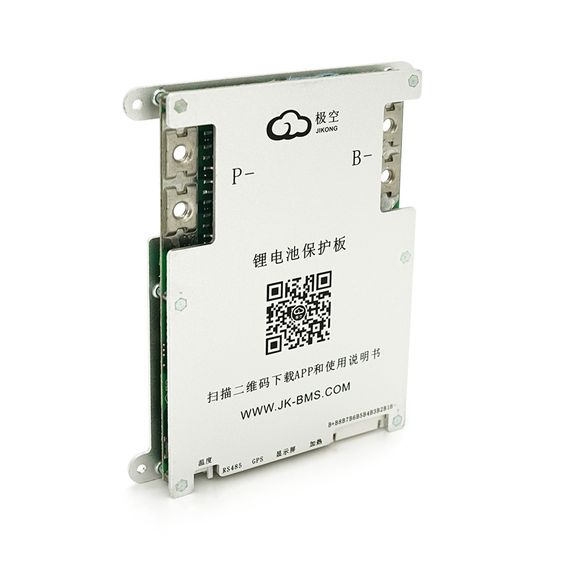 BMS плата JK-B2A8S20P Li-Ion/LiFePo4/LTO 3S-8S, 200A, CAN/RS485, 0.3mΩ, Bluetooth, Ballance 2A, подогрев + кнопка