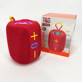 Портативна акустична bluetooth колонка TG658, Колонка музична з підсвічуванням bluetooth JF-23