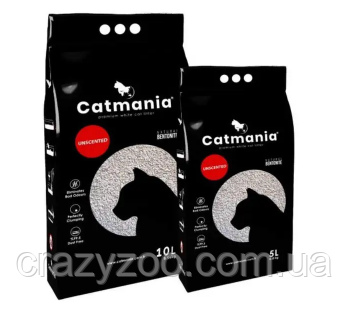Наповнювач для котячого туалету Catmania бентонітовий без запаху 5л | Зображення 1