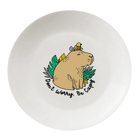 1250 Тарілка  Капібара  25см склокераміка + 
подарункова  коробка  Kvarta (8шт/уп)