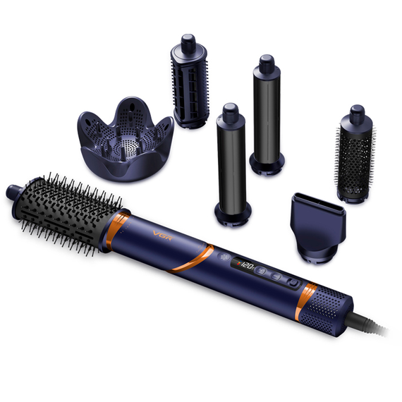 Фен-стайлер VGR 5 в 1 V-475 BLACK Professional 1400 Вт (46279-V-475_2291) | Зображення 2