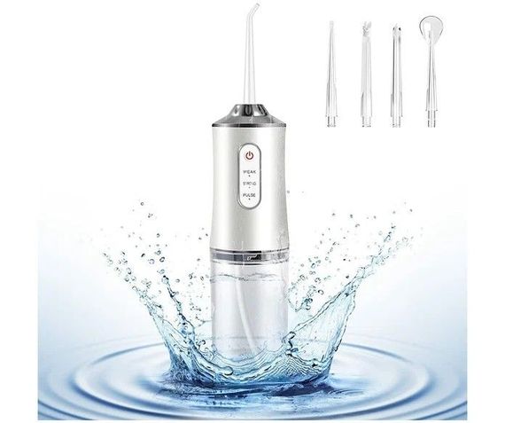 Ирригатор портативный Oral Irrigator 3 режима работы, 2 насадки | Зображення 4
