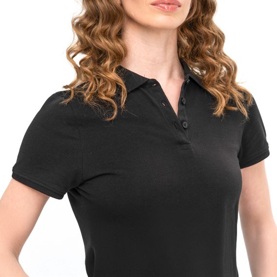 Поло жіноче JOB+, чорне, розмір S | Зображення 2