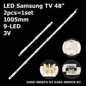 LED підсвітка Samsung TV 48" 1005mm 9-led D4GE-480DCA-R3 + D4GE-480DCB-R3 (2014SVS48F) 2шт.