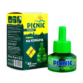 Рідина для електрофумігатора Picnic Family 45 ночей 30 мл