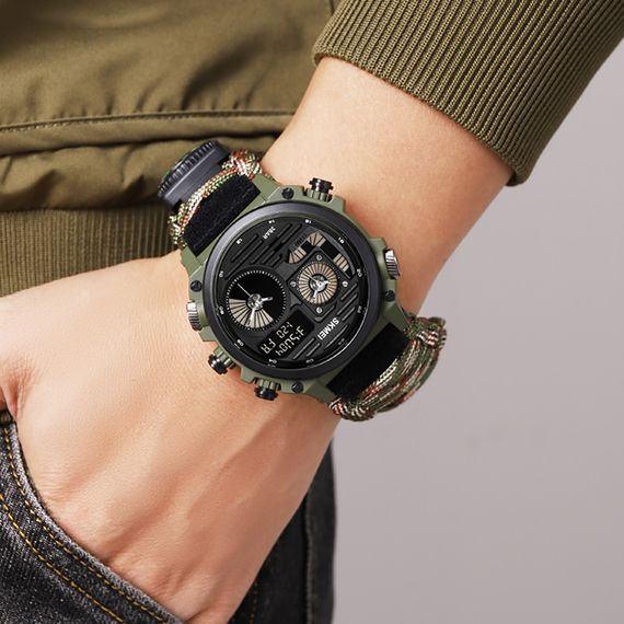 Чоловічий годинник Skmei 2202NCMGN Camo Green | Зображення 3