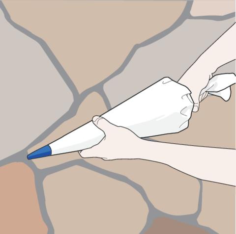 Пакет для нанесення фуги 590х300 мм сопло 9-12 мм 1.7 л VOREL-04440 | Зображення 1