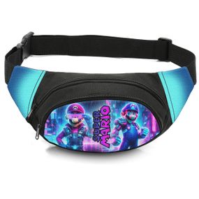 Сумка-бананка детская с принтом Super Mario поясная сумка для мальчика (4554)