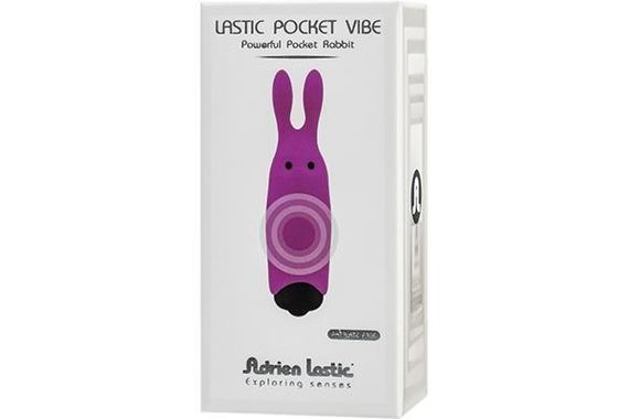 Вібратор - Adrien Lastic Pocket Vibe Rabbit Purplle Sex Aura | Зображення 1