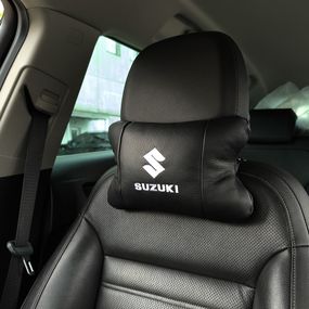 Оригинальный подарок автомобилисту Suzuki Сузукі, Подушка для машины под шею, Подушка NY-987 под шею
