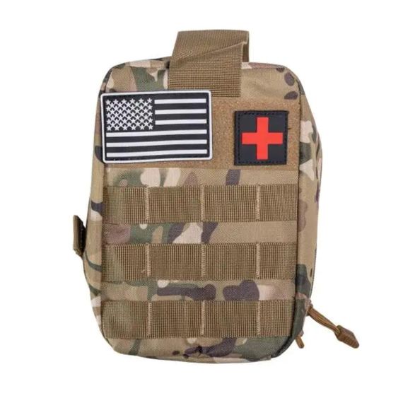 Туристический набор инструментов для выживания 21х15х12 см походный набор с аптечкой и лопатой Lugi HP-D-5 | Зображення 6