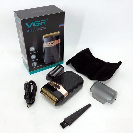 Портативна сіткова бритва VGR V-331, Бритва для вологого видалення волосся, UV-758 Портативне гоління | Зображення 9