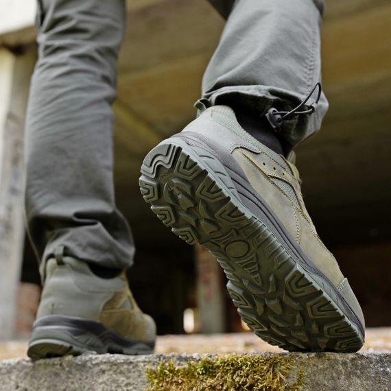 Кроссовки тактические STIMUL Техас / Кожа / Cordura / Деми / Зима 26.7, Весна/Осень, Олива | Зображення 3