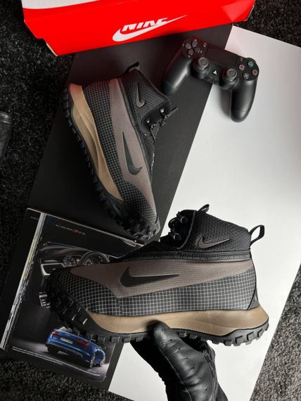 Зимові чоловічі кросівки ACG Mountain Fly Black Brown Fur , В'єтнам 44 28 | Зображення 4