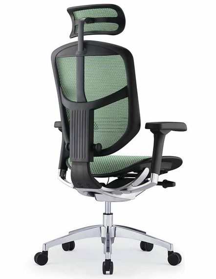 Кресло офисное Comfort Seating ENJOY Elite 2 (EJE2-AB-HAM-5D-L, сетка T-168-B6 Green) | Зображення 3